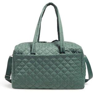 Vera Bradley Women's Large Travel Duffle Bag Olive Leaf